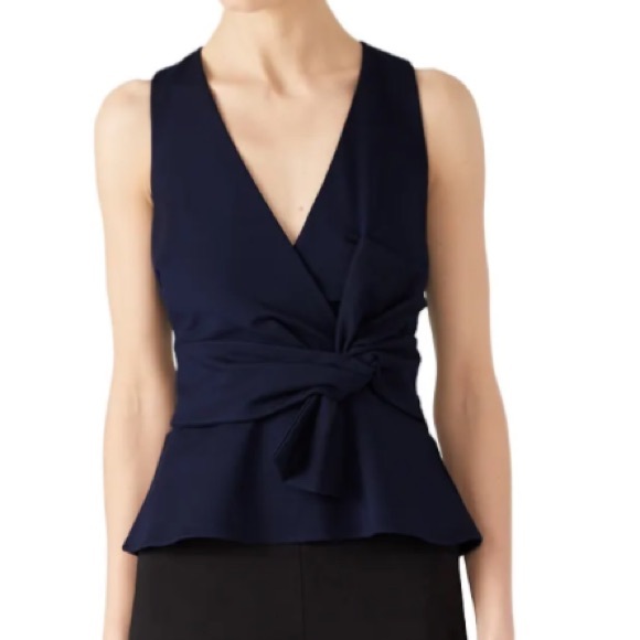 Adelyn Rae Tollie Knit Bow Top Size Small   Emerald Green - Picture 10 of 10